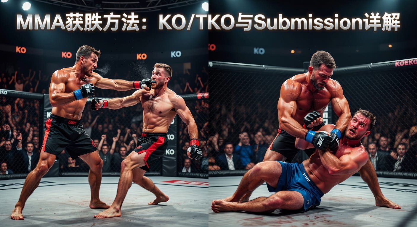 MMA方法 method of victory KO/TKO Submission实战解读